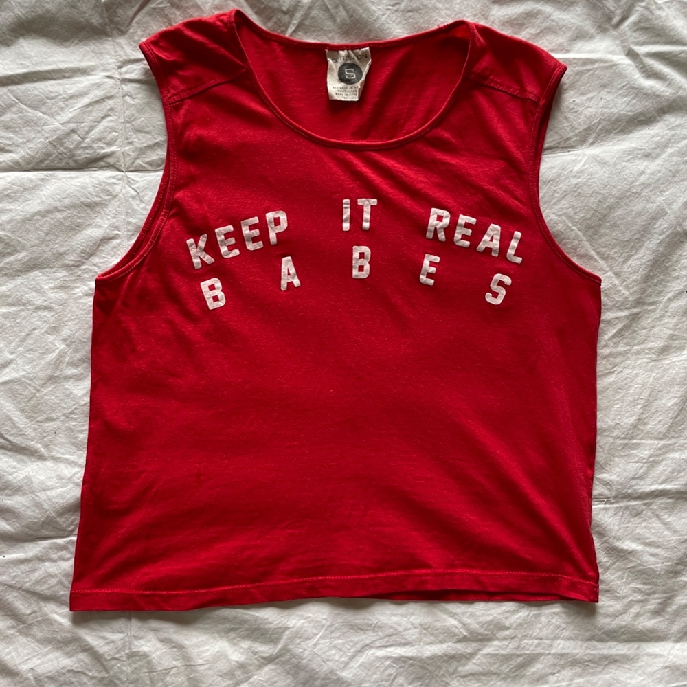 Cotton On 'Keep It Real Babes' Top